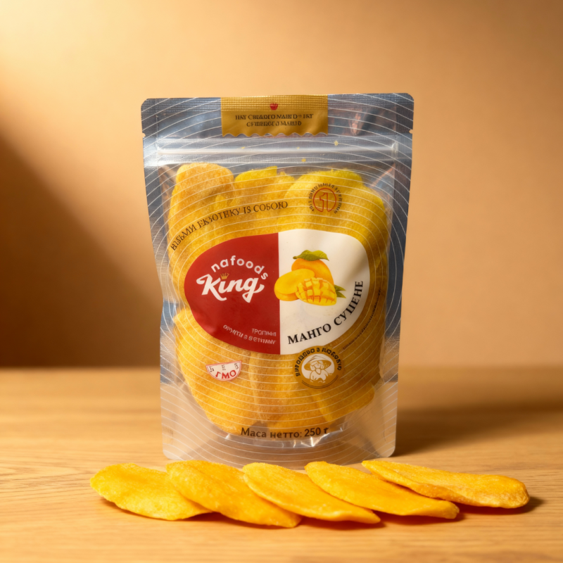 Сушене манго Holland Fruit 250 г — натуральний перекус без цукру