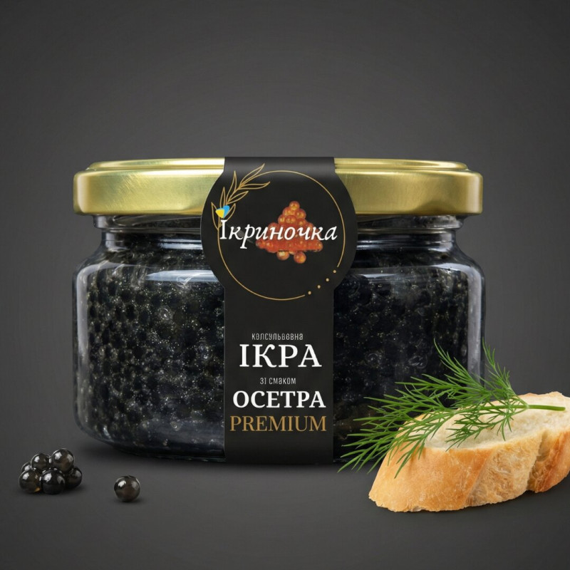 	Ікриночка "Осетрова" СКЛОБАНКА 200г